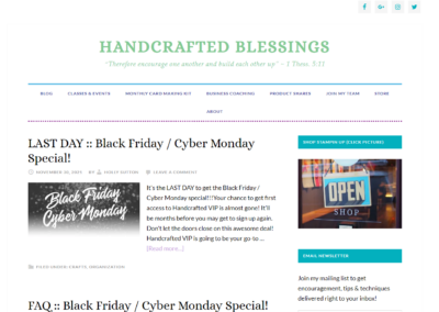 Handcrafted Blessings