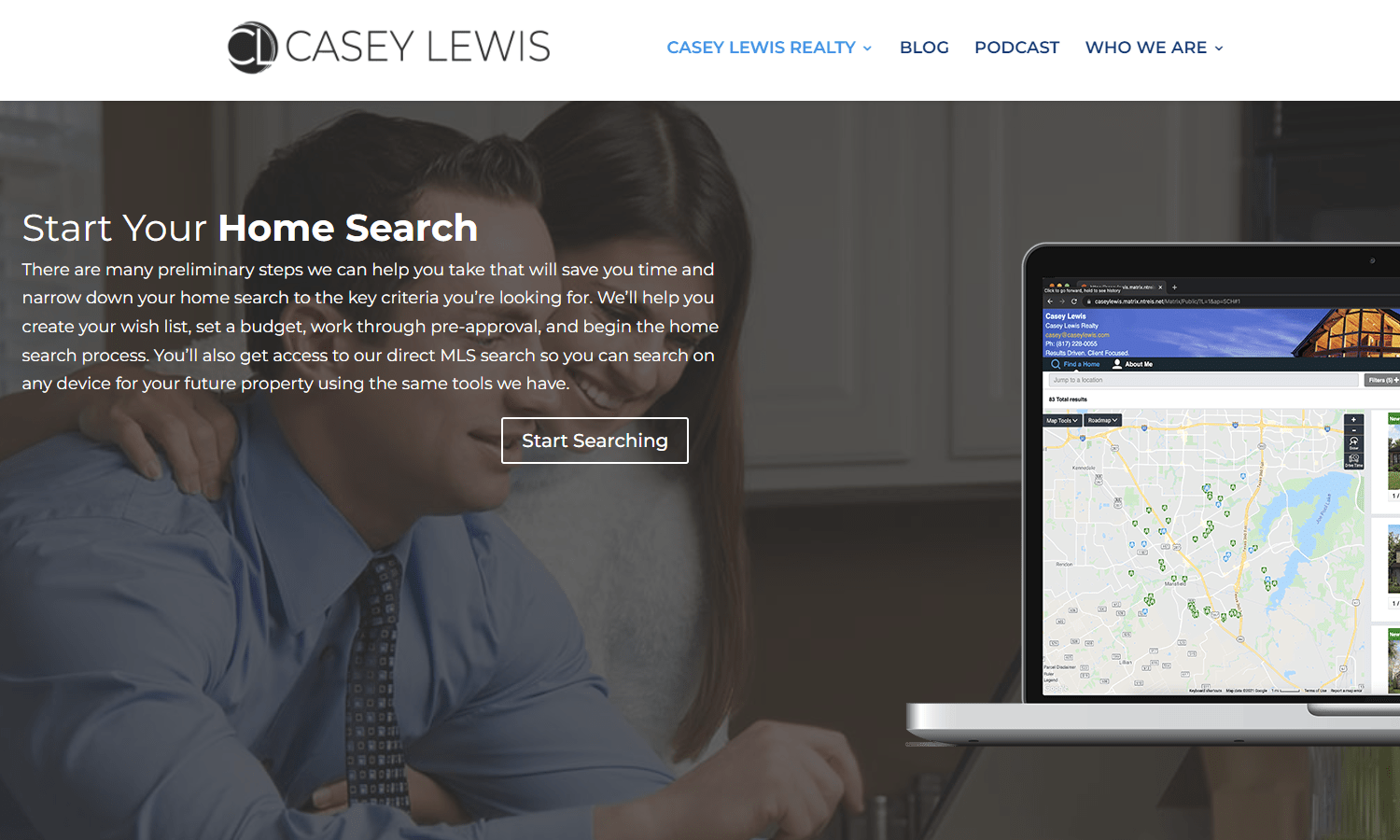 Casey Lewis Realty Website Design - Buying