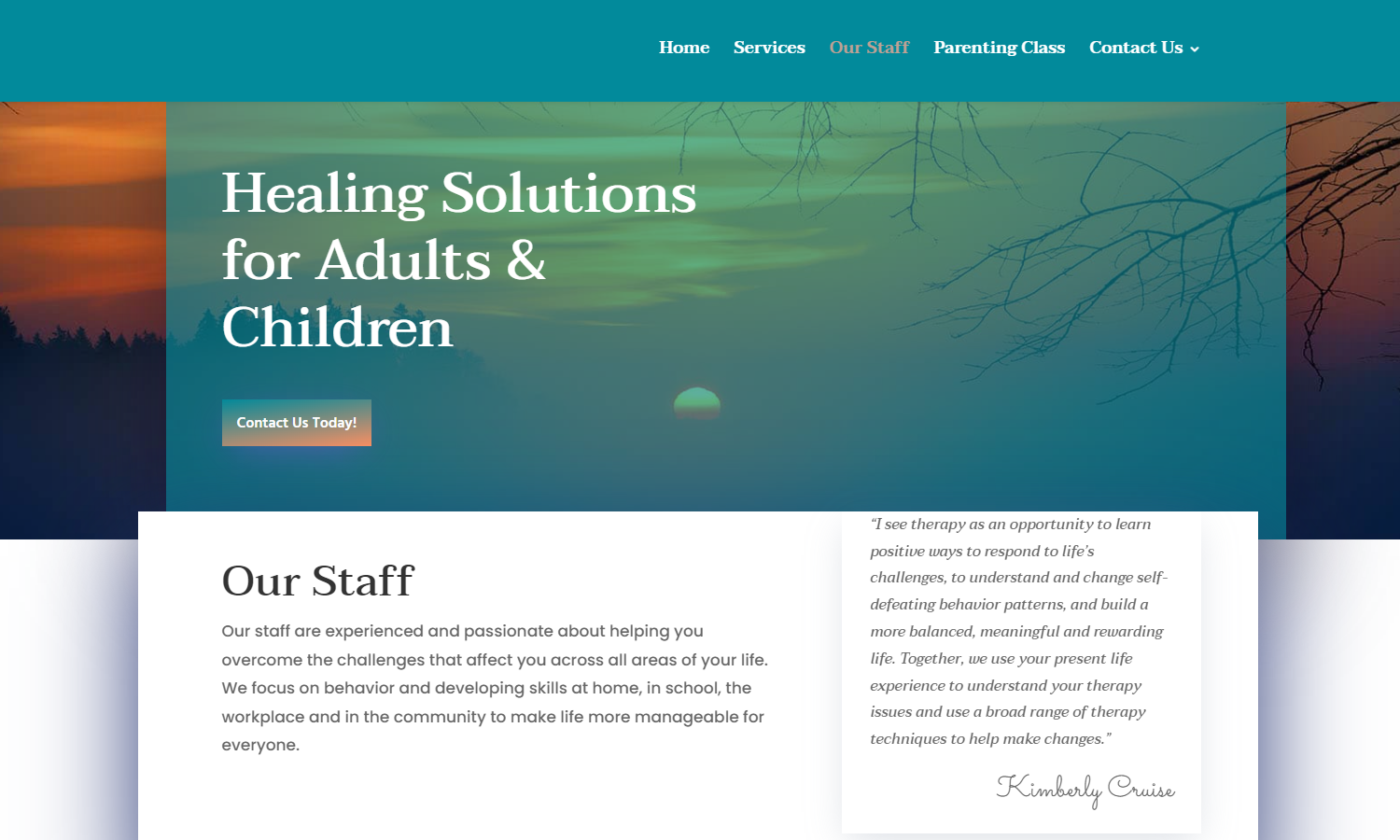 First Coast Behavior Solutions Staff Page