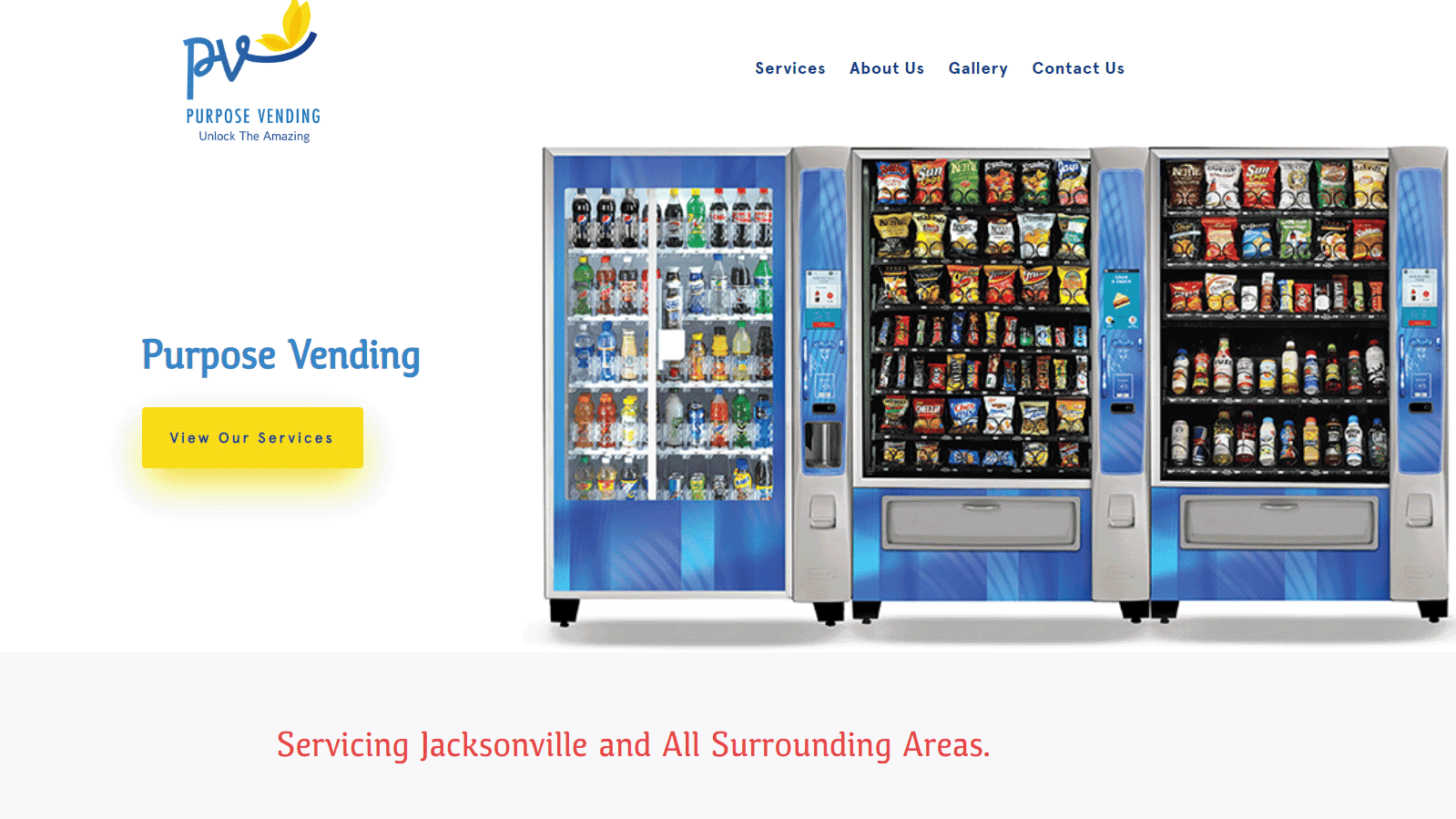 Purpose Vending  Website