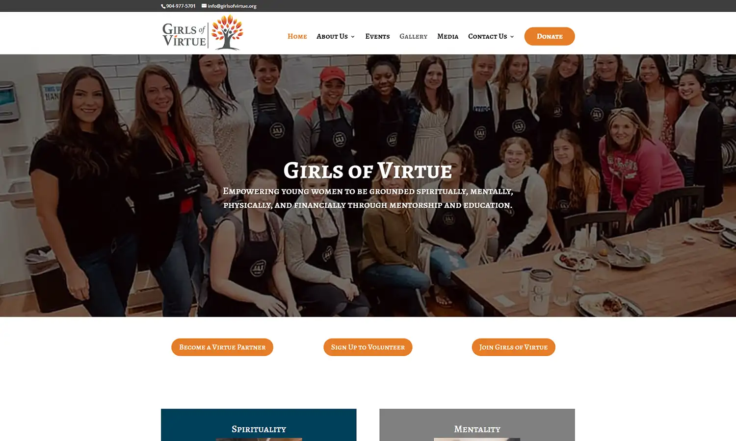 Girls of Virtue Website